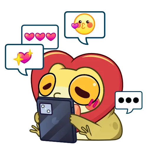 😘 Эмодзи «Анимированный набор эмоджи с Жабой Ивановной» для Telegram