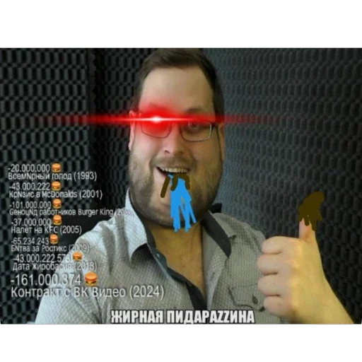 🫥 Стикер «Жиробаzz play» для Telegram