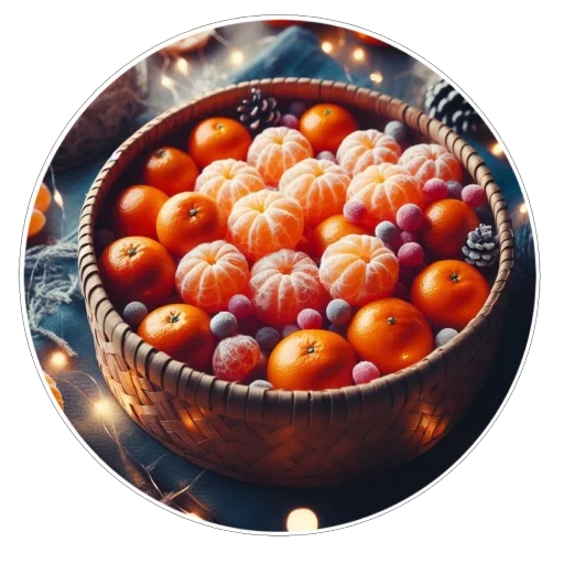 🍊 Стикер «Зима» для Telegram