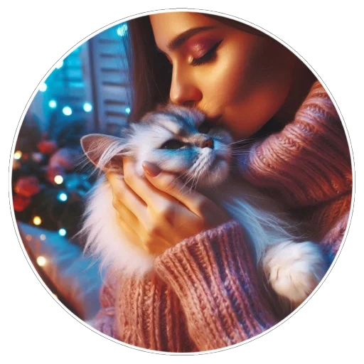 🐱 Стикер «Зима» для Telegram