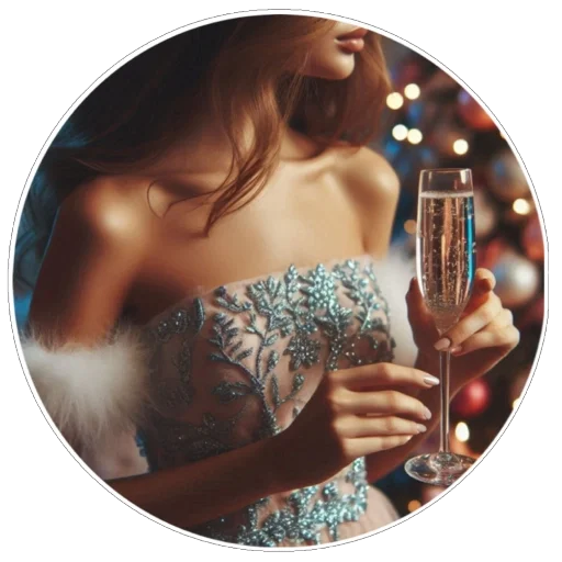 🥂 Стикер «Зима» для Telegram