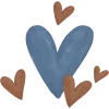 🤩 Эмодзи «Акварельная зима» для Telegram