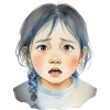 🤩 Эмодзи «Акварельная зима» для Telegram