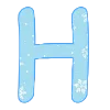 😊 Эмодзи «New Year - зимние буквы» для Telegram