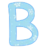 😊 Эмодзи «New Year - зимние буквы» для Telegram