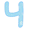 😊 Эмодзи «New Year - зимние буквы» для Telegram