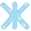 😊 Эмодзи «New Year - зимние буквы» для Telegram