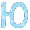 😊 Эмодзи «New Year - зимние буквы» для Telegram