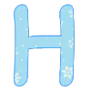 😍 Эмодзи «New Year - зимние буквы» для Telegram