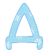 😊 Эмодзи «New Year - зимние буквы» для Telegram