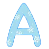 😊 Эмодзи «New Year - зимние буквы» для Telegram