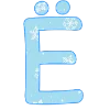 😊 Эмодзи «New Year - зимние буквы» для Telegram