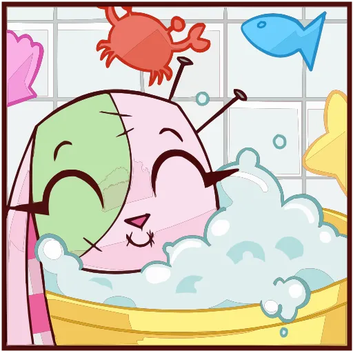 🛁 Эмодзи «Набор эмоджи с зайкой Зип из ВК в качестве» для Telegram