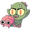 🧠 Эмодзи «Злыдня» для Telegram