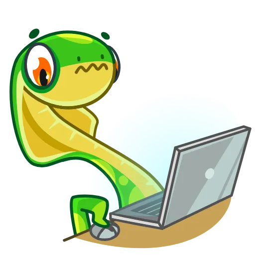 👨‍💻 Эмодзи «Змейка» для Telegram