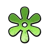 🤩 Эмодзи «Зомбячий шрифт - зелёные буквы» для Telegram