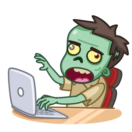 💻 Эмодзи «Зомби» для Telegram