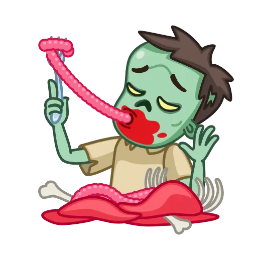 🤤 Эмодзи «Зомби» для Telegram