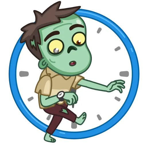 🕘 Эмодзи «Зомби» для Telegram
