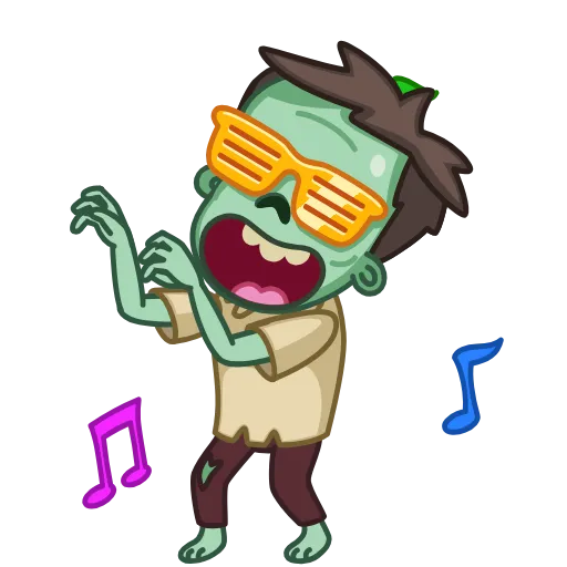 🕺 Эмодзи «Зомби» для Telegram