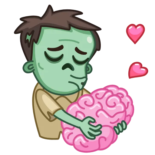 😘 Эмодзи «Zombie» для Telegram