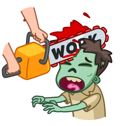 😵 Эмодзи «Zombie» для Telegram