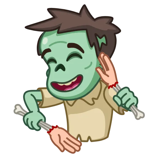 👏 Эмодзи «Zombie» для Telegram