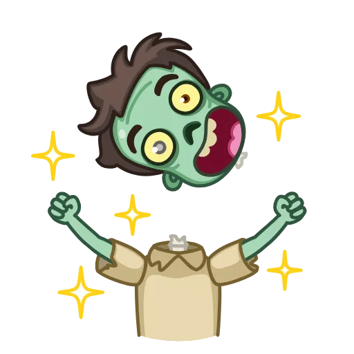 🤩 Эмодзи «Zombie» для Telegram