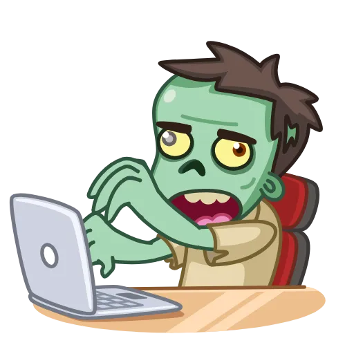 💻 Эмодзи «Zombie» для Telegram