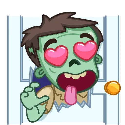 😍 Эмодзи «Zombie» для Telegram