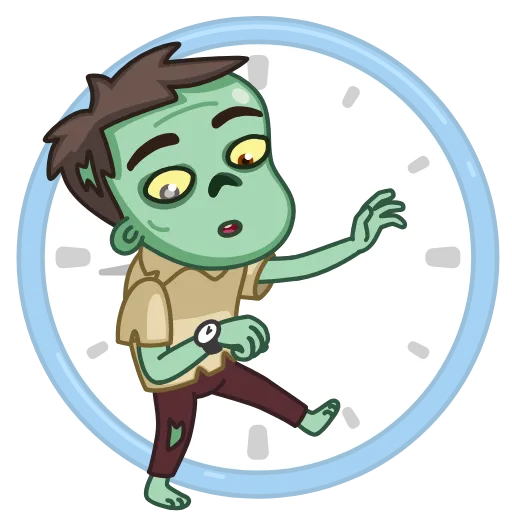 ⏳ Эмодзи «Zombie» для Telegram