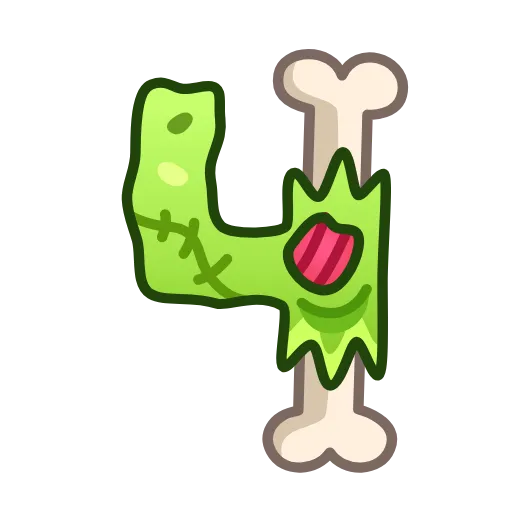 4️⃣ Эмодзи «#animated #decor #fonts #halloween» для Telegram