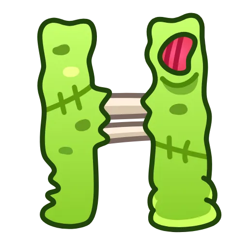 🔤 Эмодзи «#animated #decor #fonts #halloween» для Telegram