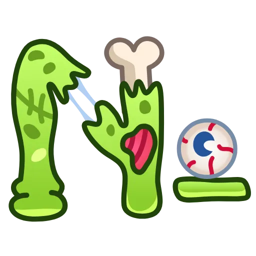 🔤 Эмодзи «#animated #decor #fonts #halloween» для Telegram