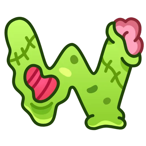 🔤 Эмодзи «#animated #decor #fonts #halloween» для Telegram