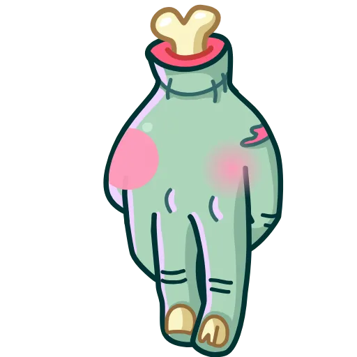 ☺️ Эмодзи «Zombie Hand» для Telegram