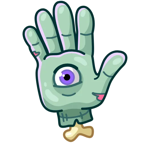 👁 Эмодзи «Zombie Hand» для Telegram