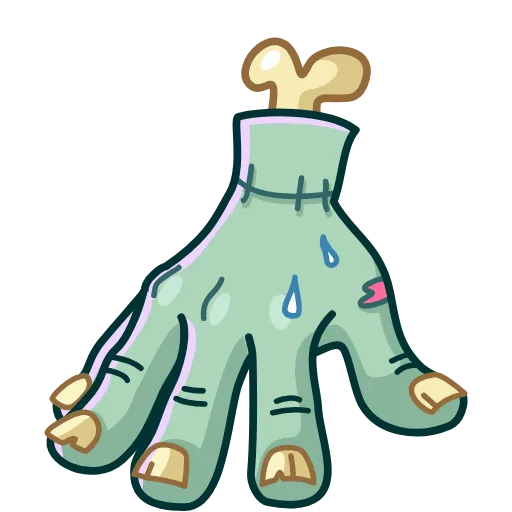 Стикерпак Zombie Hand для Telegram