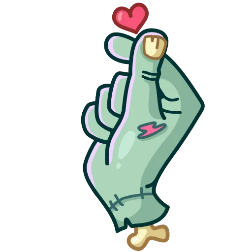 😘 Эмодзи «Zombie Hand» для Telegram