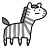 🦓 Эмодзи «Zoo - рандом энималс эмоджи» для Telegram