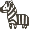 🦓 Эмодзи «Zoo - рандом энималс эмоджи» для Telegram