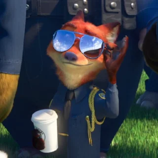 😉 Стикер «Видео набор стикеров по мульту «Zootopia Зверополис»» для Telegram