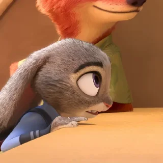 Стикерпак Видео набор стикеров по мульту «Zootopia Зверополис» для Telegram