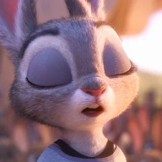 🙄 Стикер «Видео набор стикеров по мульту «Zootopia Зверополис»» для Telegram