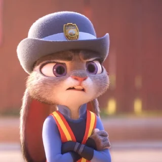😠 Стикер «Видео набор стикеров по мульту «Zootopia Зверополис»» для Telegram