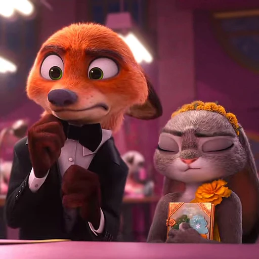😤 Стикер «Judy and Nick» для Telegram
