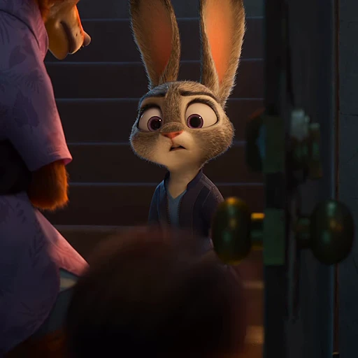🫣 Стикер «Judy and Nick» для Telegram