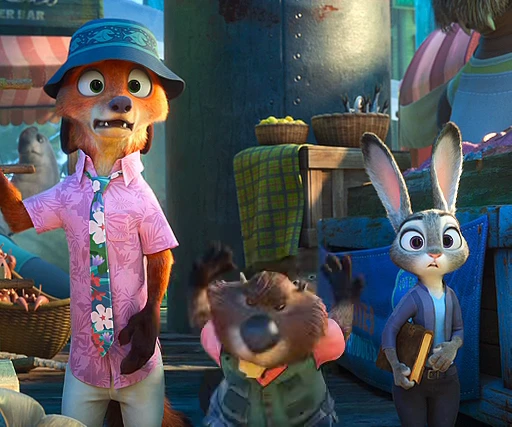 🙌 Стикер «Judy and Nick» для Telegram