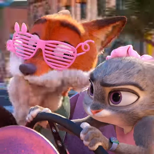 🥸 Стикер «Judy and Nick» для Telegram