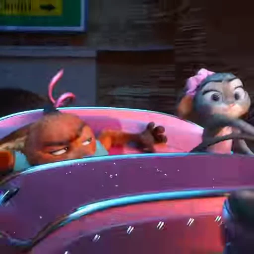 🚗 Стикер «Judy and Nick» для Telegram